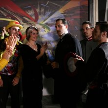 Filippo Timi in una scena del film Vincere diretto da Marco Bellocchio