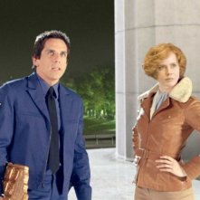 Ben Stiller e Amy Adams in un'immagine del film Una notte al museo 2: la fuga