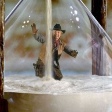 Il cowboy in miniatura interpretato da Owen Wilson in una scena del film Una notte al museo 2: la fuga.