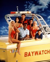 Una foto promozionale della terza stagione di Baywatch