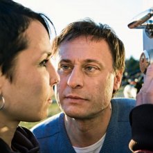 Noomi Rapace e Michael Nyqvist in una scena del film Uomini che odiano le donne