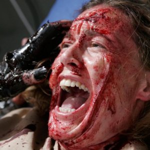 Un'immagine del thriller Visions, diretto da Luigi Cecinelli