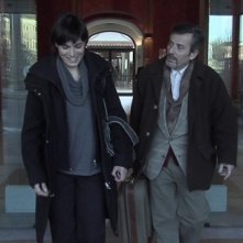 Valeria Solarino e Maurizio Micheli in un'immagine del film Valzer