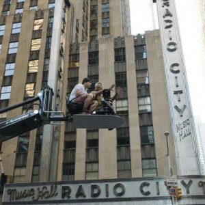 Dito Montiel sul set del film Fighting