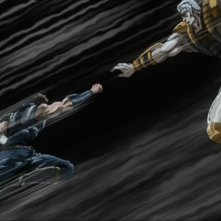 Una scena di combattimento del film Ken il guerriero - La leggenda di Raoul