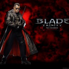 Un wallpaper di Blade(Wesley Snipes) per il film 'Blade: Trinity'
