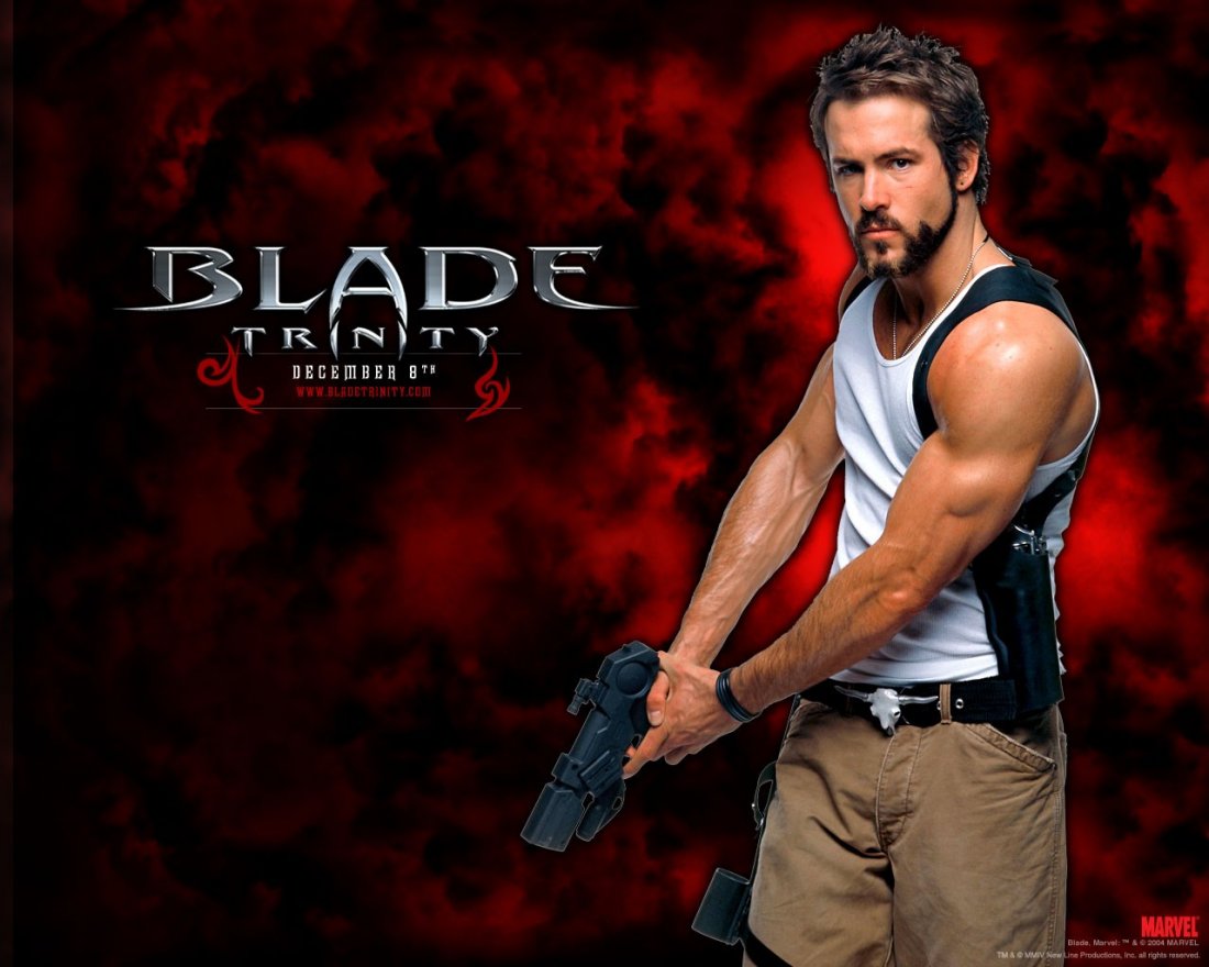Un Wallpaper Di Ryan Reynolds Per Il Film Blade Trinity 117778