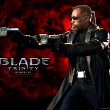 Un wallpaper di Wesley Snipes per il film 'Blade: Trinity'