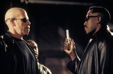 Wesley Snipes e Ron Perlman in una scena del film 'Blade II'