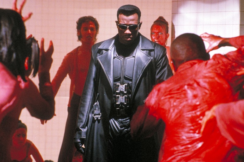 Wesley Snipes in una scena di Blade