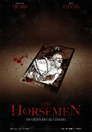 Un manifesto pubblicitario del film The Horsemen