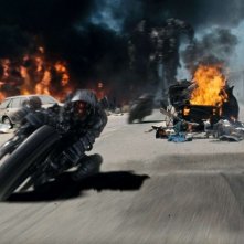 I Moto-Terminators in una scena di Terminator Salvation