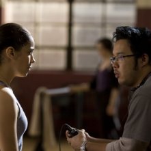 Il regista Kevin Tancharoen sul set di Fame