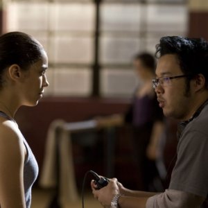 Il regista Kevin Tancharoen sul set di Fame