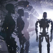 Un T-800 in una scena del film Terminator Salvation