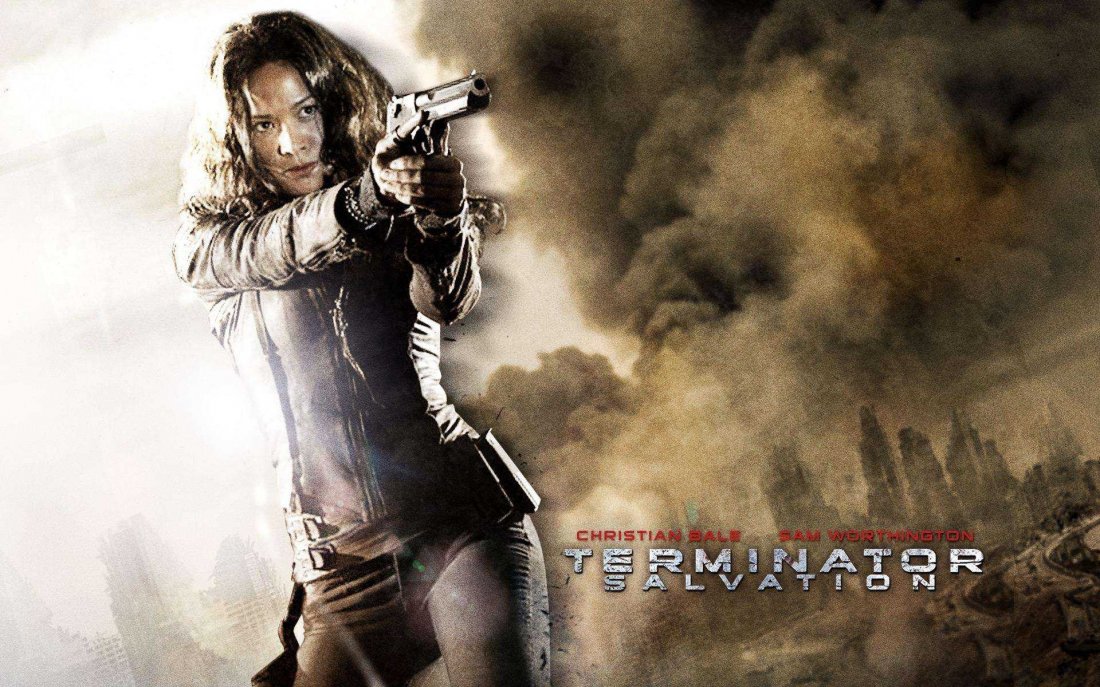 Un Wallpaper Del Film Terminator Salvation Con Moon Bloodgood 118167