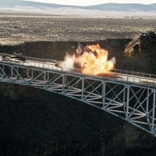 Una scena dell'action movie Terminator Salvation