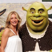 Cameron Diaz E Shrek Per La Promozione Del Film Shrek The Third 118335