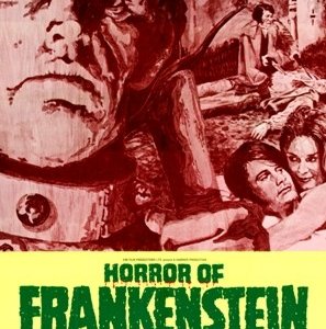 Poster inglese di Gli orrori di Frankenstein
