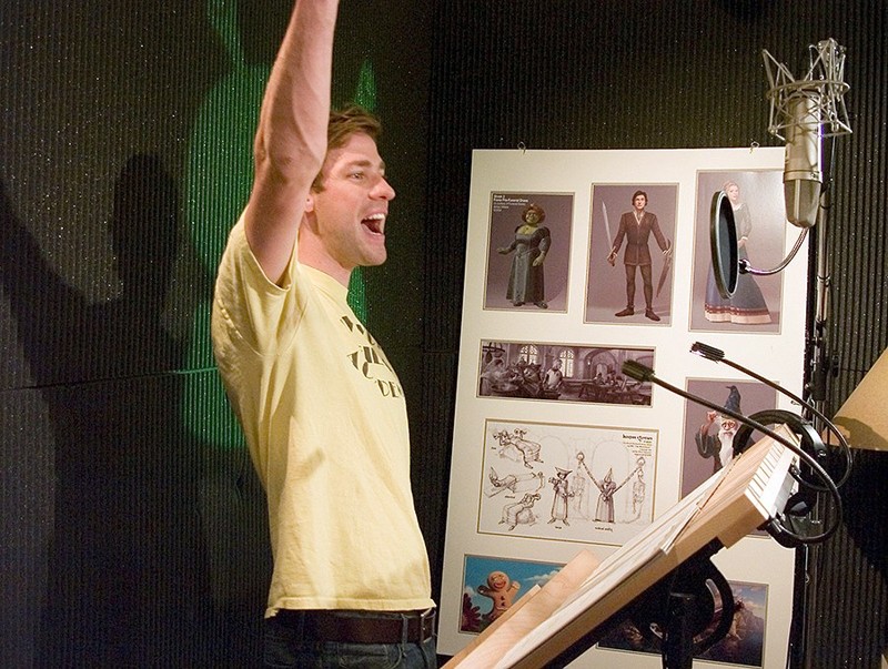 Una Foto Di John Krasinski Durante Il Doppiaggio Di Lancillotto 118332