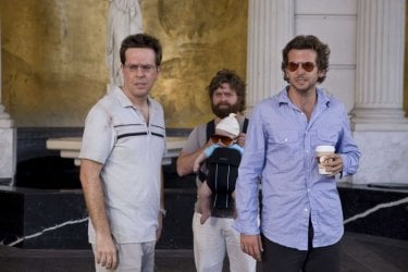 Ed Helms, Zach Galifianakis e Bradley Cooper in un'immagine del film Una notte da leoni