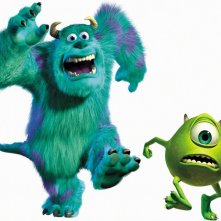 Mike e Sulley in corsa per il film 'Monsters & Co.'