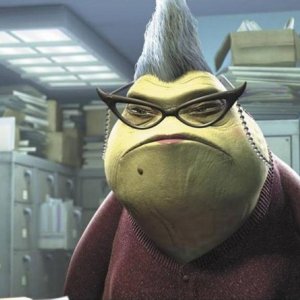 Roz in una scena del film di animazione Monsters & Co