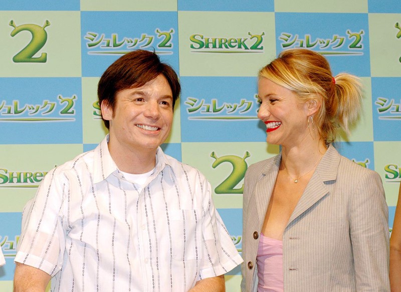 Mike Myers E Cameron Diaz Alla Premiere Di Shrek 2 A Tokyo Nel 2004 118674