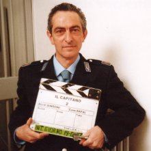 Nicola Natalia sul set della fiction Il capitano 2, per la regia di Vittorio Sindoni