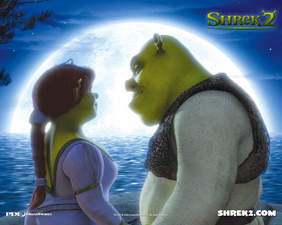 Un Wallpaper Di Fiona E Shrek Per Il Film D Animazione Shrek 2 118669
