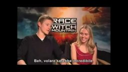 Corsa a Witch Mountain - Dwayne Johnson intervista le sue giovani co-star