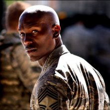 Tyrese Gibson in una scena del film Transformers - La vendetta del caduto