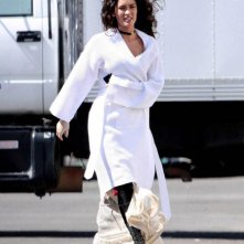 L'attrice Megan Fox sul set di Jonah Hex