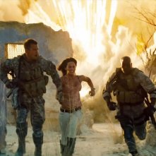 Josh Duhamel, Megan Fox e Tyrese Gibson in una scena tratta dal film Transformers - La vendetta del caduto