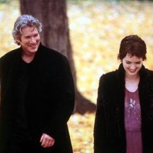 Richard Gere con Winona Ryder in una sequenza del film Autumn in New York