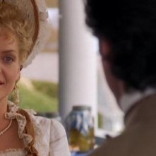 Daniel Day-Lewis (di spalle) con Michelle Pfeiffer in una sequenza del film L'età  dell'innocenza