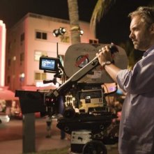 Il regista Sam Mendes sul set del film Away We Go