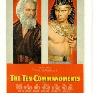La locandina di I dieci comandamenti