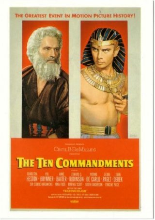 La locandina di I dieci comandamenti