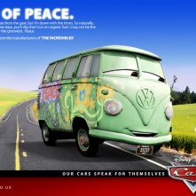 Un'immagine promozionale con Fillmore per Cars