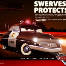 Un'immagine promozionale con lo sceriffo per Cars