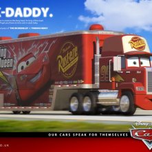 Un'immagine promozionale con Mack per Cars