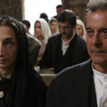 Giselda Volodi (Lucia) ed Ennio Fantastichini (Salvatore) nel film Viola di mare (foto di Francesca Martino)