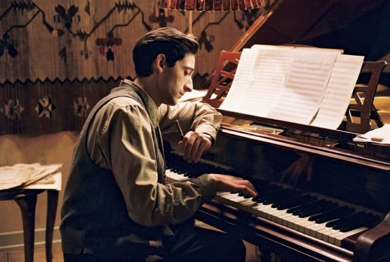 Adrien Brody in una scena de Il pianista