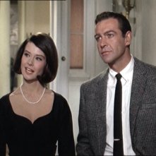 Sean Connery e Diane Baker in una scena del film Marnie