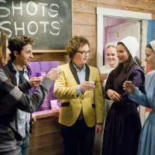 Amanda Crew, Josh Zuckerman e Clark Duke in un'immagine del film Sex Movie in 4D