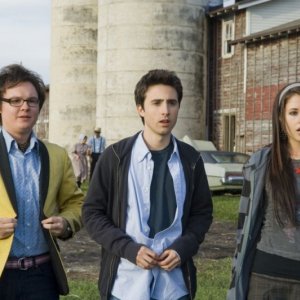 Clark Duke, Josh Zuckerman e Amanda Crew in un'immagine del film Sex Movie in 4D