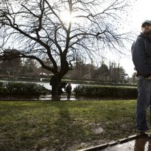 Mauro Mancini sul set di Siempre!, uno degli episodi del film Feisbum!