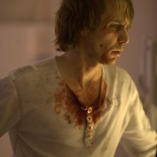 Sam Rockwell in una scena del film Moon