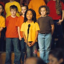 Yara Shahidi in una scena del film Immagina che
